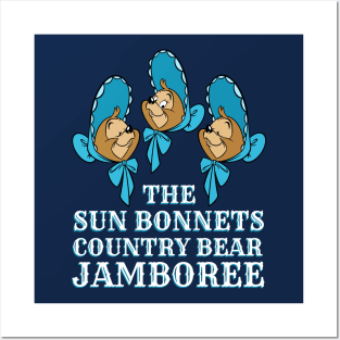 Country bear jamboree The Sun Bonnets triplets bears Posters and Art